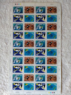 Full SHEET Of 40: Lord Howe Island 1999 Local Zemail Courier Post $1.80 Marine Life (planche De Timbres D'Île) - Sheets, Plate Blocks &  Multiples