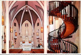 New Mexico Santa Fe Chapel Of Loretto Famous Stairway - Santa Fe