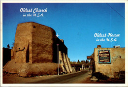 New Mexxico Santa Fe San Miguel Mission Oldest Church In U S A 1983 - Santa Fe