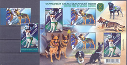 2021. Belarus, Service Dogs Of Belarus Customs,. 2v + S/s, Mint/** - Belarus