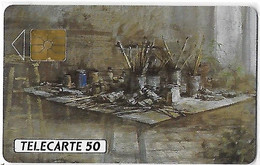 TELECARTE Privée - Galerie CHEMINOT à Quiberon - 1991 - 1000 Exemplaires - Tableau Jacques OUSSON  - - Malerei