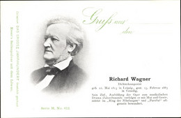 CPA Komponist Und Dichter Richard Wagner - Personaggi Storici