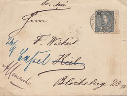 Acores 1898: S. Miguel To Kiel, Forwarded To Kassel - Azores