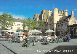 Wells - Place Du Marché Et Cathédrale - Wells