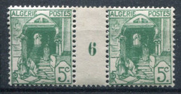 Algérie      37 **    Paire  ,millésime 6 - Unused Stamps