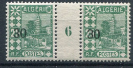 Algérie      73 **    Paire  ,millésime 6 - Unused Stamps