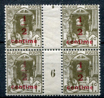 Algérie           57 **  Bloc De 4, Millésime 6 - Unused Stamps