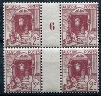 Algérie       35 **  Bloc De 4, Millésime 6 - Unused Stamps