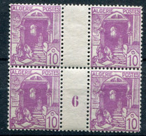 Algérie       38 **  Bloc De 4, Millésime 6 - Unused Stamps