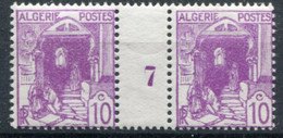 Algérie       38 **  Paire, Millésime 7 - Unused Stamps