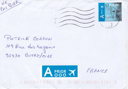 Belgique 2021 Lettre 1 Timbre - Briefe U. Dokumente