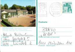 (BP3) BRD Bildpostk.Wz40 (Pf) Blaugrün "Burg Eltz" P125  F 2/27 "3490 Bad Driburg" MWSt.7.7.78 WUNSTORF - Illustrated Postcards - Used