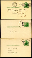 UX27 S37E 3 Postal Cards El Dorado And Lonsdale ARKANSAS 1937-45 - 1921-40