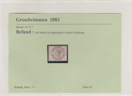 Grossbritannien Ungelaufen * 1883 - Neufs