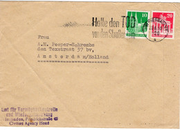 49751 - Bund - 1950 - Bauten MiF A. Bf. WIESBADEN - HALTE DEN TOD VON DEN STRASSEN -> Holland - Andere (Aarde)
