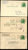 UX27 UPSS S37E 3 Postal Cards Used Silver Spring And Baltimore MD 1930-50 - 1921-40