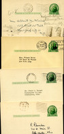 UX27 UPSS S37E 4 Postal Cards Used NEW YORK 1940-50 - 1921-40