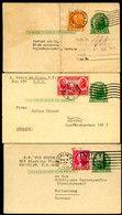 UX27 UPSS S37E 3 Postal Cards NEW YORK To Germany 1932-38 - 1921-40