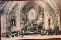 Cpa écrite En 1914, Lobbes Chapelle Du Pensionnat De La Visitation, éd Sylvain Lagouge, BELGIQUE - Lobbes