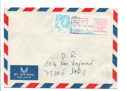 NOUVELLE CALEDONIE LETTRE POUR LA FRANCE 1996 - Brieven En Documenten