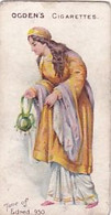 British Costume 100bc To1904  - 950Ad - Ogdens Cigarette Card - Original Antique - Ogden's