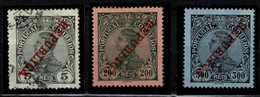 Portugal, 1910, # 171, 180/1, Sob. Invertida, Used And MH - Gebruikt