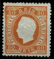 Portugal, 1870/6, # 42 Dent. 12 3/4, MNG - Neufs