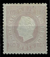 Portugal, 1870/6, # 43 Dent. 12 3/4, P. Liso, MNG - Neufs