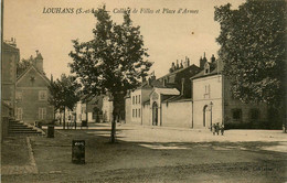 Louhans * Rue Et Collège Et Place D'armes - Louhans