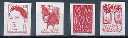France 1992 - 2772-2774 Série Non-dentelée Bicentenaire - Neuf - Neufs