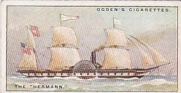 The Blue Riband Of The Atlantic 1929  - 6 The Herman - Ogden's  Cigarette Card - Original - Ships - Ogden's