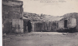 SLYPE    1914 1918  -  ABRI PROTEGEANT UN OBUSIER, CONSTRUIT DANS UNE BRIQUETERIE - Middelkerke