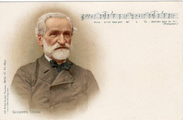 49848 - Deutsches Reich - Ca. 1910 - Color-Ansichtskarte Giuseppe Verdi, Ungebraucht - Muziek