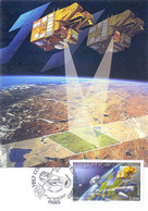 Carte Postale 1er Jour Conquête De L'espace, 1957-2007, 2007 (YT 4104) - Ohne Zuordnung