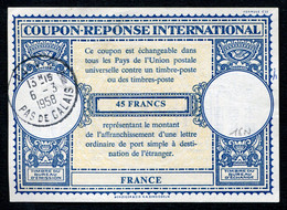 FRANCE  International Reply Coupon / Coupon Réponse International - Antwoordbons