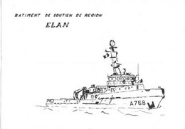 PIE-T-Mi-Is-21-GF 749 : BATIMENT DE SOUTIEN DE REGION. ELAN  A 768 - Bateaux