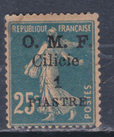 Cilicie N° 92  X  1 Pi.  Sur  25 C. Bleu ,  Trace De  Charnière Sinon TB - Nuovi