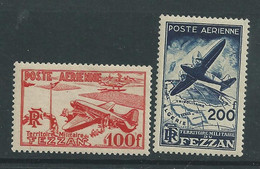 Fezzan PA  N° 4 / 5 X  Les  2  Valeurs Trace De Charnière Sinon TB - Unused Stamps
