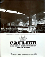 Publicité Papier ALCOOL BIERE CAULIER 1966 P1026713 - Pubblicitari