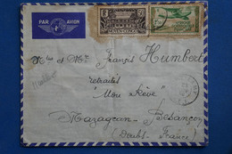 AF3 AEF MOYEN CONGO BELLE LETTRE 1939 FORT LAMY   A BESANCON FRANCE  + AEROPHILATELIE+AFFRANCH PLAISANT - Covers & Documents