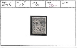 OBOCK N° 17 * - Unused Stamps