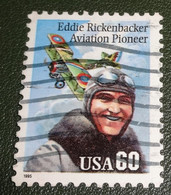 USA - Michel - 2642 - 1995 - Gebruikt - Cancelled - Vliegtuigen - Eddie Rickenbacker - Spad XIII-Dubbeldekker - Oblitérés