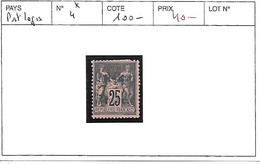 PORT LAGOS N° 4 * - Unused Stamps