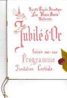 Programme. Jubilé D'Or. 1968/69. Wallon. Malonne. Namur - Programma's