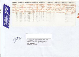 BARCODE MACHINE PRINTED STICKER STAMP ON COVER, 2011, NETHERLANDS - Cartas & Documentos