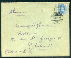 Suisse - Enveloppe De Locarno Pour La France En 1904 - Ref N 43 - Marcophilie