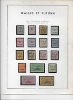 Wallis Et Futuna N°1/17 - Collection Vendue Page Par Page - Neuf * Avec Charnière - TB - Ungebraucht