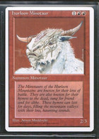 MAGIC The GATHERING  "Hurloon Minotaur"---4th EDITION (MTG--117-3) - Other & Unclassified