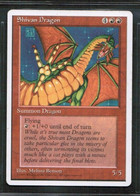 MAGIC The GATHERING  "Shivan Dragon"---4th EDITION (MTG--117-8) - Other & Unclassified