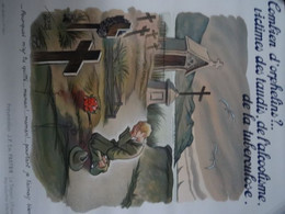 Affiche Militante Contre Tuberculose L'alcoolisme Taudis Llustrateur Edouard Bernard Style Poulbot - Affiches
